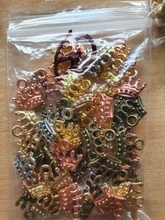 20 piezas encantos corona 13x14mm plata tibetana/oro/bronce chapado colgantes joyería antigua fabricación artesanal DIY