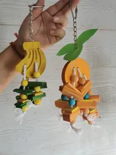 Juguete de pájaro masticable para mascotas, loro, cacatúa, periquito, bloques de madera coloridos, aves picadoras, Juguetes