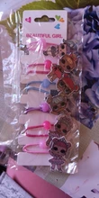LOL Surprise-horquilla de muñeca de goma, accesorios para el cabello, estampado de resina de dibujos animados, tocado para niña, 6 uds.