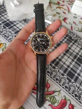 Reloj mecánico automático para hombre, Tourbillon, de negocios, de cuero, con calendario, Masculino