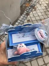 Marcapáginas divertidos de dibujos animados en 3D, Marcadores de libro de estilo Animal bonito, papelería, PVC, gato, sello, pulpo, serie con diseño marino, regalo escolar, novedad