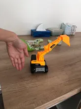 Excavadora de juguete de simulación clásica para bebés, modelo de camión de basura, Mini regalo