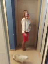 Blusa informal con manga tres cuartos para primavera y verano, camisa con bordado para mujer, 2021