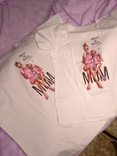 Ropa familiar a juego para Super mamá e hija, Camiseta con estampado para niños y niñas, ropa para madre e hija, camiseta de manga corta de algodón