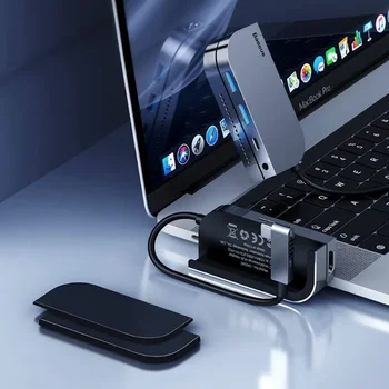 Adapter adapter hub baseus bend angle No. 7 multifunctional type-C hub converter (upgrade) Space Gray
Adapter adapter hub baseus bend angle No. 7 multifunctional type-C hub converter (upgrade) Space Gray