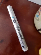 Rotulador de tinta de aceite blanco para oficina y escuela, rotulador de pintura de cabeza redonda de 2,5mm, suministros para neumáticos, 1/3 unidades