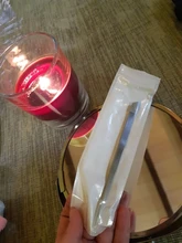 Pinzas de Clavo recto de 2 cabezales con Cabezal de presión de silicona, para Pegatinas 3D, diamantes de imitación, pegatinas de agua, herramientas de Metal para uñas, 1 unidad