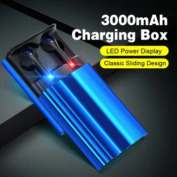 Wireless Bluetooth Earphone Wireless Earbuds Mini Headsets Stereo 3000mAh Charging Box Waterproof TWS 5.0 LED Display Headphones
Wireless Bluetooth Earphone Wireless Earbuds Mini Headsets Stereo 3000mAh Charging Box Waterproof TWS 5.0 LED Display Headphones