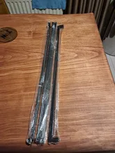 Tirador para puerta de cocina, manija cuadrada de acero inoxidable, color negro mate, 2 ~ 24