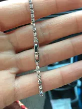 ZHOUYANG-pulsera de Zirconia cúbica para mujer, 4 colores de lujo, 4 garras, mosaico, Color plata, regalo de joyería, H095