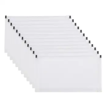 5 PCS Zipper Clear Plastic Ploy File Envelopes Coupon Check Folder Clear Pocket Folders for Receipts Cards Cash Money Bill Coins
5 PCS Zipper Clear Plastic Ploy File Envelopes Coupon Check Folder Clear Pocket Folders for Receipts Cards Cash Money Bill Coins