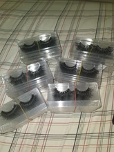 Rainsin-10 juegos de pestañas de visón 3d, juego de pestañas hechas a mano esponjosas de 25mm con aplicador rosa, caja de embalaje, pinzas a granel de 28mm