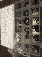 Juntas tóricas de Arandela de goma, juego de juntas tóricas negras, arandelas de nitrilo de alta calidad para juntas de coche