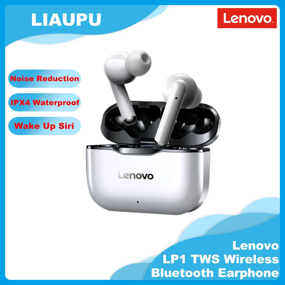 Lenovo LP1 TWS Earphone Earbuds For IOS Android and PC Wireless Bluetooth 5.0 Touch Control Noise Reduction Long Battery Earplug
Lenovo LP1 TWS Earphone Earbuds For IOS Android and PC Wireless Bluetooth 5.0 Touch Control Noise Reduction Long Battery Earplug