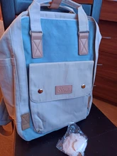 Canvas Backpack Shoulder-Bag Laptop-Travel-Bag Teenagers Waterproof School Women