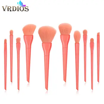 VRDIOS 10pcs/lot Makeup Brush Set Professional Powder Foundation Brush Eyeshadows Brushes Cosmetics Beauty For Makeup kit
VRDIOS 10pcs/lot Makeup Brush Set Professional Powder Foundation Brush Eyeshadows Brushes Cosmetics Beauty For Makeup kit