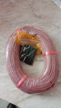 Cable calefactor de fibra de carbono infrarroja, 12K, 33ohm/m, goma de silicona, Cable calefactor de suelo cálido con termostato