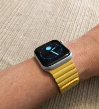 Correa de cuero para Apple Watch, bandas de 44mm, 40mm, Serie 6, IWatch 3, 42 y 38mm, Correa de reloj para Apple Watch 5 Se