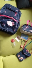 Conjunto de 3 mochilas escolares estampadas para niños y niñas, morral escolar a la moda