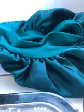 Nueva moda mujeres de gorro de dormir pelo sombrero de seda cubierta de la cabeza elástica ancha banda