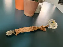 Chupete de ganchillo sencillo Vintage para bebé, Clip de borla de algodón para bebé, cadena de chupete para recién nacido, chupete para la dentición, Clips para chupetes hechos a mano