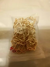 50 Uds 16,5mm estrella de oro anillas, conectores de anillos partidos adornos de artesanía de bricolaje espaciador perlas para joyería encontrar hacer