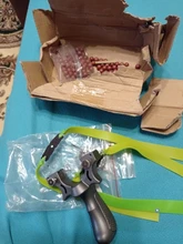 Tirachinas profesional de plástico ABS para caza, catapulta, tirachinas para exteriores, color negro