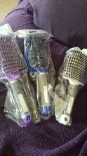 Cepillo de pelo para masaje del cuero cabelludo para mujer, peine para masaje del cuero cabelludo, cerdas y nailon, cepillo de pelo rizado húmedo para salón, herramientas de estilo de peluquería