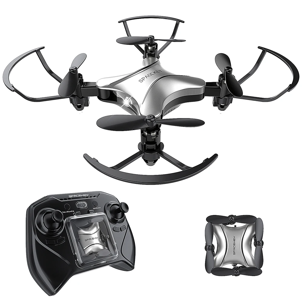 Spacekey Mini RC Drone for Kids,Good for Beginners drone with Altitude Hold, One-Key Take-Off/Landing,3D Flip Function
Spacekey Mini RC Drone for Kids,Good for Beginners drone with Altitude Hold, One-Key Take-Off/Landing,3D Flip Function