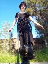 QWEEK-pantalones Cargo de estilo Harajuku gótico para mujer, capris Punk con cadena de pierna ancha, ropa de calle de talla grande de estilo coreano, ropa de calle femenina, Emo