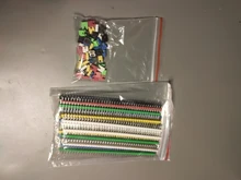 Header-Connector-Strip Jumper-Blocks Arduino 40-Pin Male Breakable-Pin Colorful for 90pcs/Lot