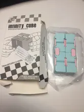 Rompecabezas cuadrado de cubo mágico infinito para niños y adultos, juguete de descompresión para aliviar el estrés, juego de mano divertido, laberinto de cuatro esquinas
