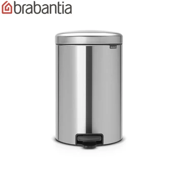 Бак мусорный Brabantia "NewIcon" с педалью, матовый с защитой от отпечатков, 20л. 111907
Бак мусорный Brabantia "NewIcon" с педалью, матовый с защитой от отпечатков, 20л. 111907