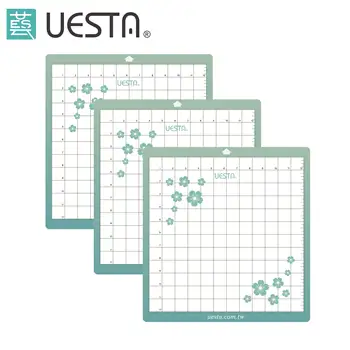 3 Pieces Pcs UESTA Standard Grip Adhesive 12 by 12 Inch Cutting Mat Vinyl Cutter Plotter Craft Sticky (Standard Stickiness)
3 Pieces Pcs UESTA Standard Grip Adhesive 12 by 12 Inch Cutting Mat Vinyl Cutter Plotter Craft Sticky (Standard Stickiness)