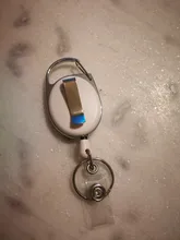 Correa de botón y llavero, soporte de carrete de insignia, gancho de mosquetón retráctil, Clip de rodillo de tarjeta de identificación, hebilla de clip de cintura, recuerdo de enfermera de Hospital