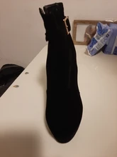 Nueva moda Otoño exfoliante hebilla mujeres Ultra alta tacones plataforma de tacón grueso 0 botas zapatos de mujer