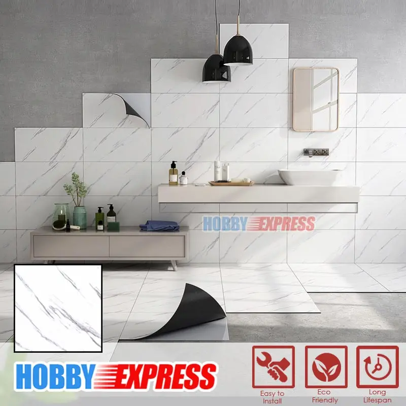 Arrowzoom Self-Adhesive Marble PVC Vinyl DIY Home Decor Living Room Bathroom Kitchen Wall Floor Tiles 30*30 cm KK1191
Arrowzoom Self-Adhesive Marble PVC Vinyl DIY Home Decor Living Room Bathroom Kitchen Wall Floor Tiles 30*30 cm KK1191