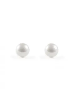 Earrings Silver Pearl Swarovski 10 mm 
Earrings Silver Pearl Swarovski 10 mm
