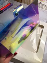 Agenda transparente con láser A5 A6, organizador de cuaderno, carpeta de libros, diario, espiral, carcasa transparente, 2021