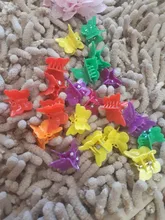 20 Uds moda bebé niñas pequeño gancho para el pelo caramelo lindo Flor de Color de pelo de la mariposa de la mandíbula Clip niños horquilla accesorios para el pelo