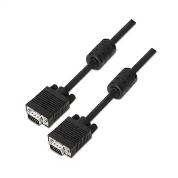 Cable SVGA con ferrita HDB15/M-HDB15/M 1.8 M Negro
Cable SVGA con ferrita HDB15/M-HDB15/M 1.8 M Negro