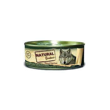 Lifelike Greatness Wet Food dog Chicken Breast with Liver and Vedruras. Pack of 24 Units. 156 gr Each Can
Lifelike Greatness Wet Food dog Chicken Breast with Liver and Vedruras. Pack of 24 Units. 156 gr Each Can
