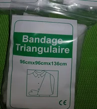 3 uds nuevos quemar aderezo venda Triangular de primeros auxilios kit de vendaje fijación de fractura de emergencia vendaje cuidado de la herida