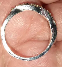 IPARAM-anillo trenzado con forma de cáñamo de cuerda para mujer, sortija, Circonia cúbica, Zirconia, circonita, zirconita, Color dorado y plateado