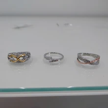 Anillo de piedra de circón redondo y pequeño para mujer, joyería de boda de Color plata Vintage, anillos de compromiso de cristal para mujer