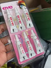 6 uds impermeable pestañas pegamento pestañas postizas extensión pasta adhesiva