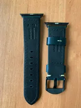 Pulsera Vintage para Apple Watch, banda de cuero vacuno, 44mm, 40mm, 42mm, 38mm, 6 SE, 5, 4, 3, correa de reloj para iWatch