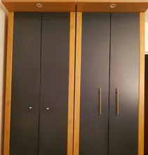 KAK-perillas de manija recta para puerta de cocina, manijas de acero inoxidable doradas de 2 ~ 20, 10mm de diámetro, para muebles