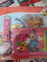 Los nuevos niños de dibujos animados cartera reloj Spiderman Mickey Minnie relojes estudiantes regalos de cumpleaños de cuarzo de cuero reloj