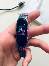 Correa de silicona para Xiaomi Mi Band 5, 4 y 3, pulsera con diseño de grafiti a la moda, accesorio para pulsera